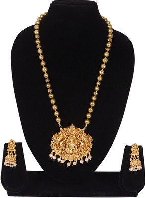 Swarajshop Alloy Gold-plated Gold Jewellery Set(Pack of 3)