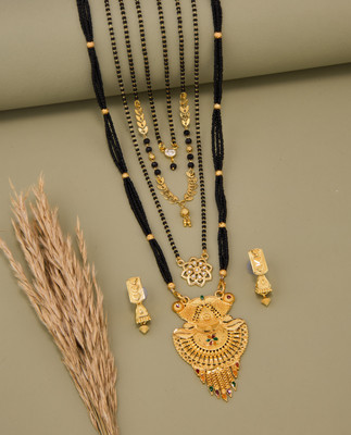 TheSanga Brass Gold-plated Gold Jewellery Set(Pack of 1)