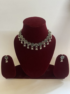 Mishti Jewels Alloy Silver Jewellery Set(Pack of 1)