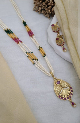 SHIVAY FASHION HUB Alloy Gold-plated Gold Jewellery Set(Pack of 1)