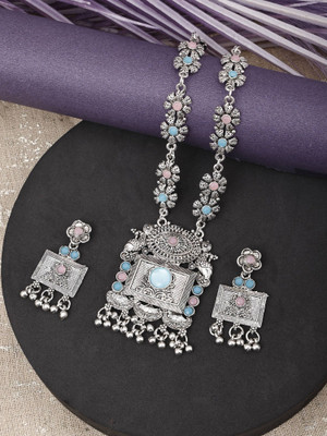 Anamya Collections Alloy Multicolor Jewellery Set(Pack of 1)