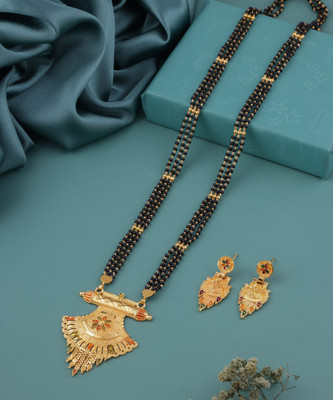 house of common Alloy Gold-plated Gold Jewellery Set(Pack of 1)