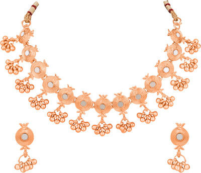 Atasi International Alloy Gold-plated Rose Gold Jewellery Set(Pack of 1)