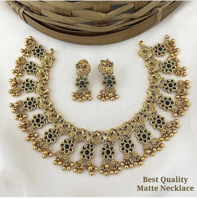 Shilpa Creation Alloy Gold Jewellery Set(Pack of 2)