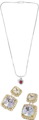 Gauri Fashions Stone Silver, Gold Jewellery Set(Pack of 1)