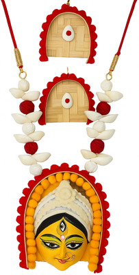 ClayNest Terracotta Multicolor Jewellery Set(Pack of 1)