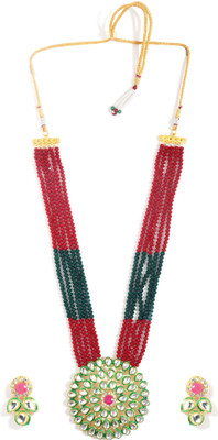 CARDINAL Alloy Gold-plated Multicolor Jewellery Set(Pack of 1)