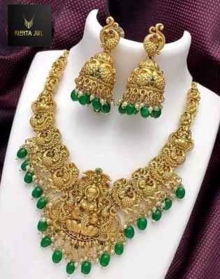 RIENTA JWL Alloy Gold-plated Gold Jewellery Set(Pack of 1)