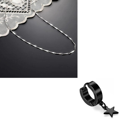 house of common Alloy Copper Silver, Black Jewellery Set(Pack of 2)