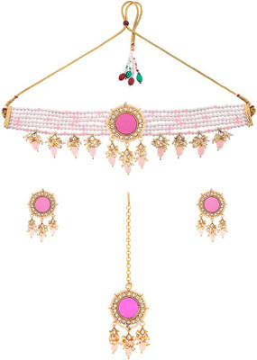 YELLOW CHIMES Brass Multicolor Jewellery Set(Pack of 1)