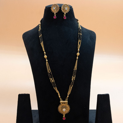 Jewellery Ze Brass Gold Jewellery Set(Pack of 3)