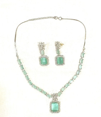 Taryaglobal Alloy Turquoise, Green Jewellery Set(Pack of 3)