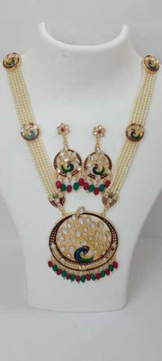 Rhosyn Mother of Pearl, Alloy Gold-plated Multicolor Jewellery Set(Pack of 1)