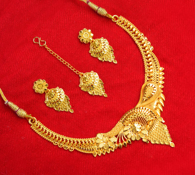 LILY Alloy Gold-plated Multicolor Jewellery Set(Pack of 1)