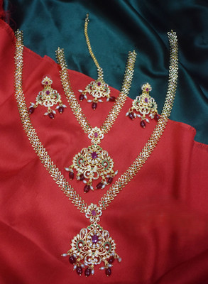 gvg Alloy Gold-plated Multicolor Jewellery Set(Pack of 4)