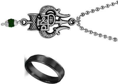 KINGSTYLEIMPEX Stainless Steel Sterling Silver Silver Jewellery Set(Pack of 3)