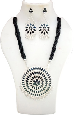 balaji gold Silver Silver Black Jewellery Set(Pack of 1)