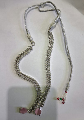 GCneckless Metal Silver Jewellery Set(Pack of 1)