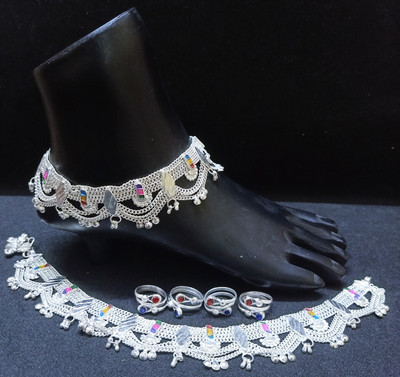 SONU SELECT Alloy Silver Jewellery Set(Pack of 1)