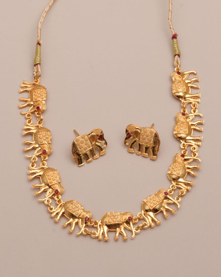 Capilite Alloy Gold-plated Multicolor Jewellery Set(Pack of 3)