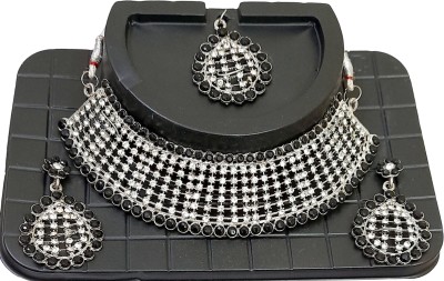 S Sangini Alloy Silver Black Jewellery Set(Pack of 1)