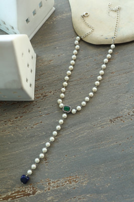 Sivori Alloy Gold-plated White Jewellery Set(Pack of 1)