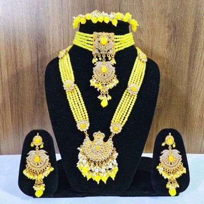 RAJASTHANI GAHANA Alloy Gold-plated Yellow Jewellery Set(Pack of 1)