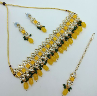 NMimitation Alloy Gold-plated Yellow Jewellery Set(Pack of 1)