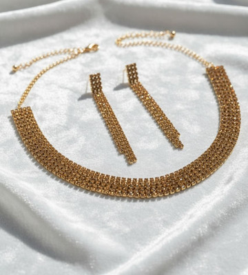 Chokhar Alloy Gold-plated Gold Jewellery Set(Pack of 1)