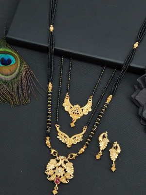 ANOUK Brass Gold-plated Multicolor Jewellery Set(Pack of 1)