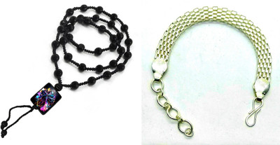 KINGSTYLEIMPEX Dori, Alloy Black, Silver Jewellery Set(Pack of 1)