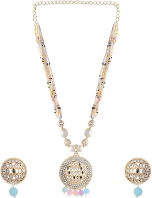 DD JEWELS Alloy Gold-plated Multicolor Jewellery Set(Pack of 1)