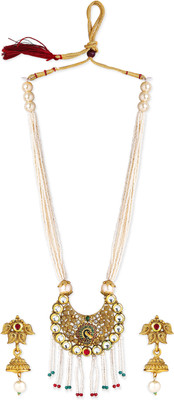 RUBANS Alloy Gold, Multicolor Jewellery Set(Pack of 1)