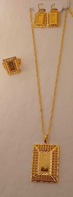 Marsify World Brass, Alloy Gold-plated Gold Jewellery Set(Pack of 1)