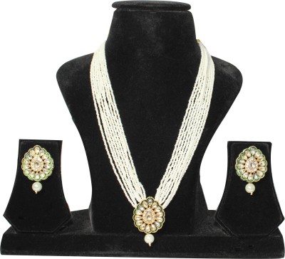 Nifty Mother of Pearl Gold-plated White Jewellery Set(Pack of 3)