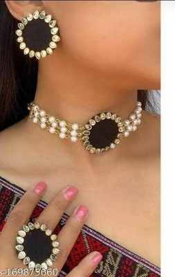Adornn Wood Multicolor Jewellery Set(Pack of 3)