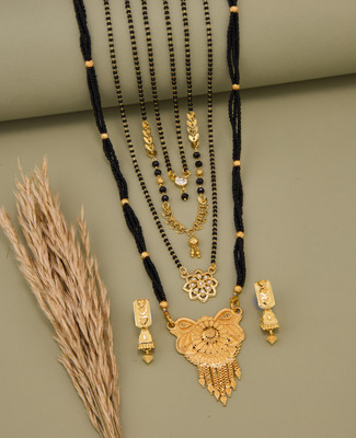 TheSanga Brass Gold-plated Gold Jewellery Set(Pack of 1)