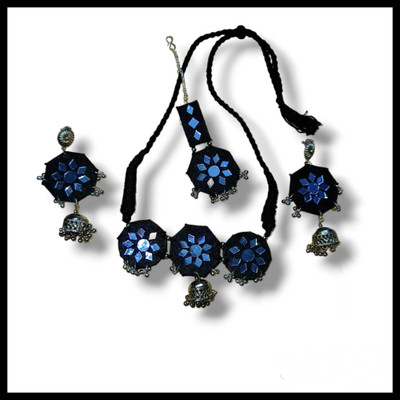 DIPRIYA GALLERY Fabric Multicolor Jewellery Set(Pack of 1)