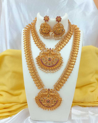 Joyful Alloy Multicolor Jewellery Set(Pack of 1)