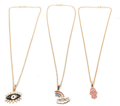 Adc fashions Alloy Gold-plated Gold Jewellery Set(Pack of 1)