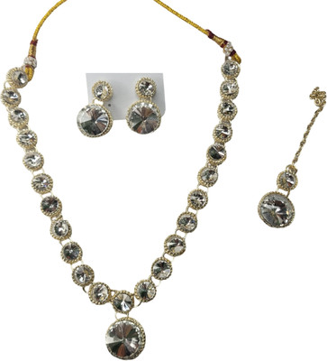 illusion Sterling Silver Gold Jewellery Set(Pack of 4)