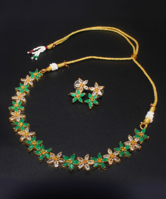 Fashion Factory Copper Silver White Jewellery Set(Pack of 3)