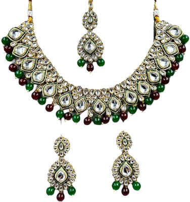 Antiquejewellry Alloy Copper Multicolor Jewellery Set(Pack of 1)
