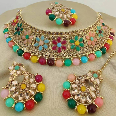 Mystory Alloy Multicolor Jewellery Set(Pack of 1)