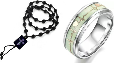 KINGSTYLEIMPEX Dori, Alloy Black, Silver Jewellery Set(Pack of 1)