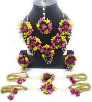 Arihant Shop Fabric Multicolor Jewellery Set(Pack of 1)