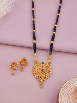 verent Alloy Gold-plated Gold Jewellery Set(Pack of 3)