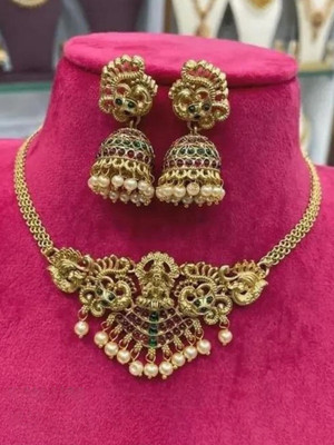 VIVANTA DESIGN Alloy Gold Jewellery Set(Pack of 1)