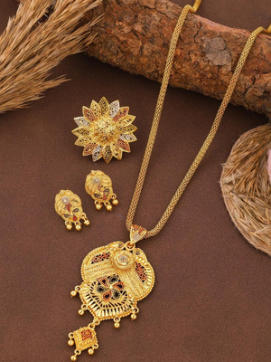 ANOUK Brass Gold-plated Multicolor Jewellery Set(Pack of 1)