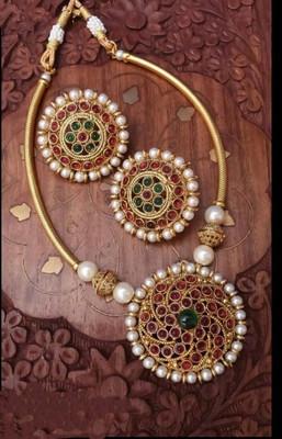 RAAJIS Alloy Gold-plated Multicolor Jewellery Set(Pack of 1)